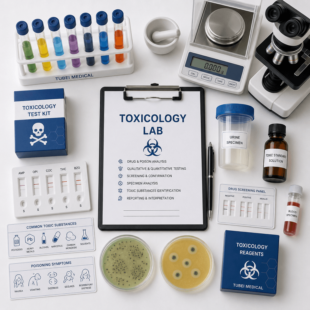 Toxicology (LC‑MS/MS)